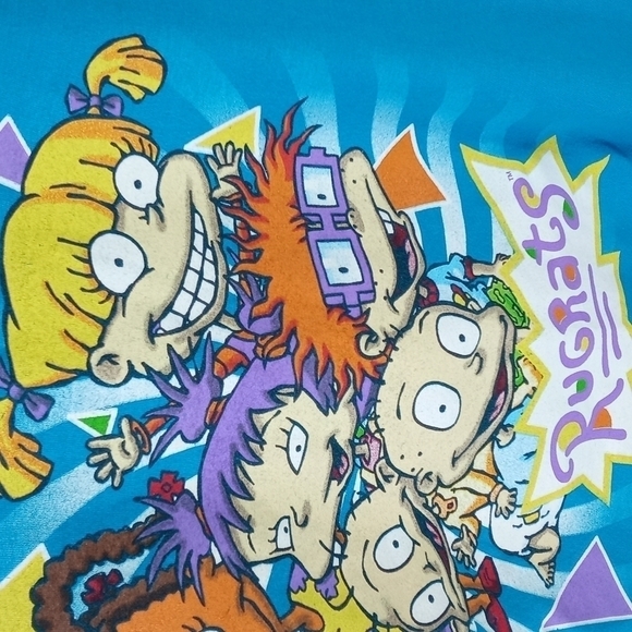 Large Nickelodeon Rug rats blue graphic t shirt - Picture 4 of 6